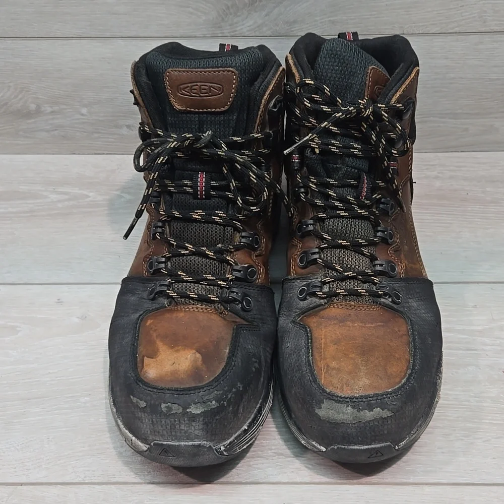 KEEN Men's Utility Steel Toe Work Waterproof Leather Boots Shoes Sz 13D